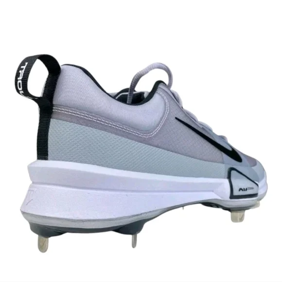 Nike FB2907 002 Force Zoom Trout 9 Pro Metal Baseball Cleats Pewter Black US 13 - Picture 4 of 6